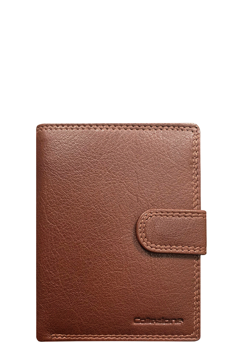 Купить портмоне из натуральной кожи - мужской кошелек для документов в Москве